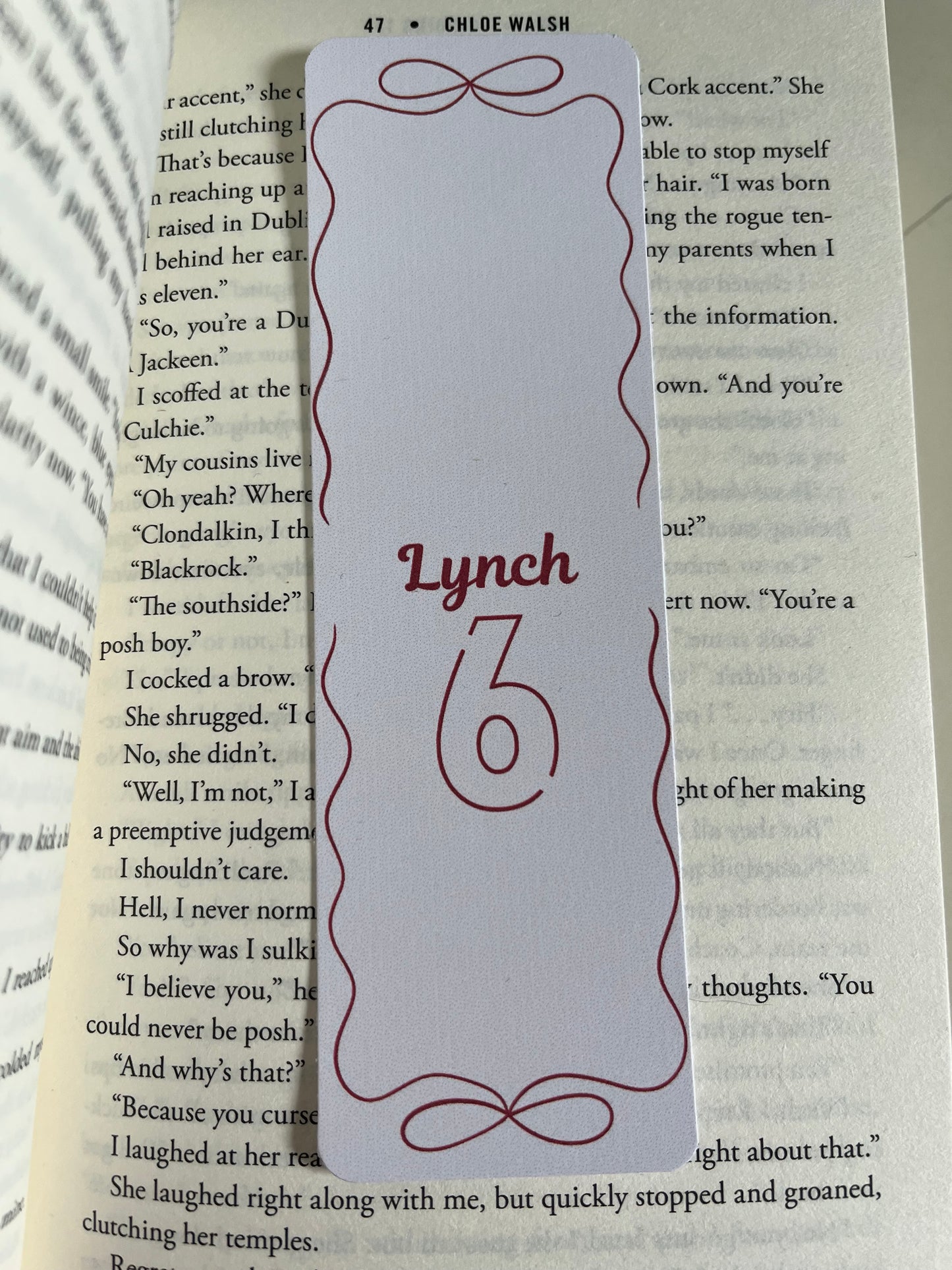 Lynch 6 Bookmark