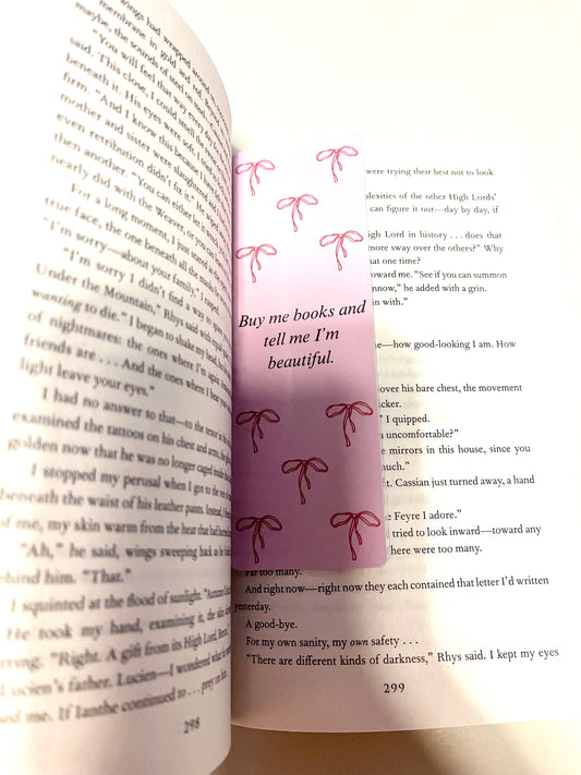 Pretty Girl Bookmark