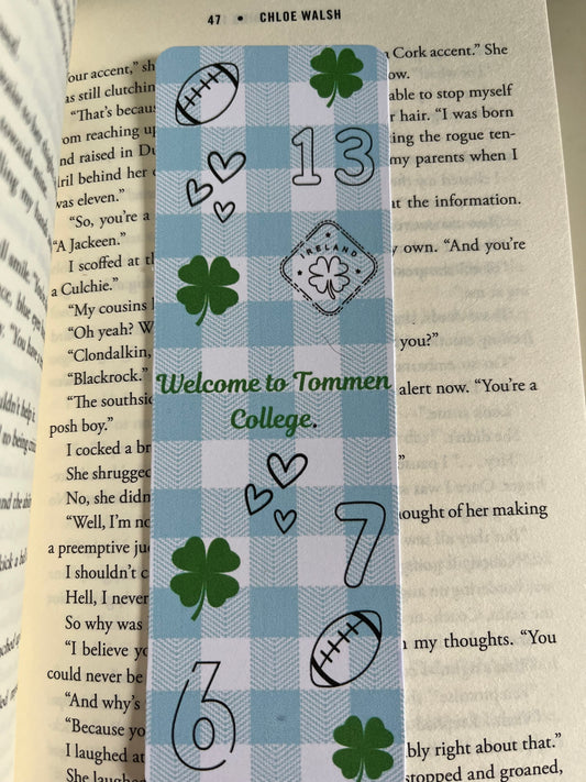 Welcome to Tommen College Bookmark