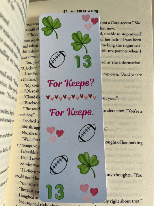 For Keeps Bookmark